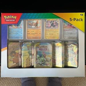 NWT Pokemon 5 pack Trading Card Game